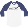 evolution of a darts player t shirt phil taylor board 3/4 Sleeve Shirt