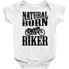 natural born biker Baby Onesie