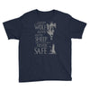 thrones wolf Youth Tee