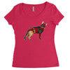 dead shepherd Women's Triblend Scoop T-shirt