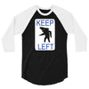 keep left shark 3/4 Sleeve Shirt