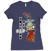 volcano head Ladies Fitted T-Shirt