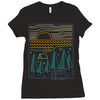 camp river Ladies Fitted T-Shirt