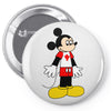 mickey with canada Pin-back button