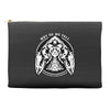 why do we fall, so we can learn to pickup ourselves up black Accessory Pouches