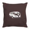 camper van funny mens campervan cotton Throw Pillow