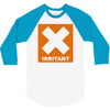 irritant mens 3/4 Sleeve Shirt