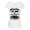 Dear Daddy... Maternity Scoop Neck T-shirt