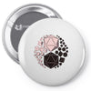 yin yan die Pin-back button