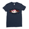 September Peeking Out Baby Girl Ladies Fitted T-Shirt