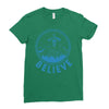 alien up Ladies Fitted T-Shirt