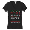 ugly christmas uncle Women's V-Neck T-Shirt