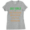 July Girls Ladies Fitted T-Shirt