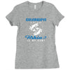 Grandpa is my Name Fishing Is My Game Ladies Fitted T-Shirt