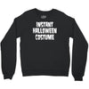 instant halloween costume zombie flip  funny fancy dress Crewneck Sweatshirt