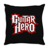 guitar hero logo Throw Pillow