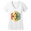 vintage sagittarius Women's V-Neck T-Shirt