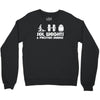 sex weights and protein shakes Crewneck Sweatshirt