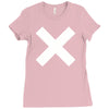 cross logo Ladies Fitted T-Shirt