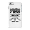 Dear Brother, Love, Your Lil Sister iPhone 7 Shell Case