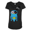 uberpup hey brain cakes! Maternity Scoop Neck T-shirt