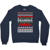 Santa Only Comes Once A Year Grandma Is Always Here To Cheer Crewneck Sweatshirt