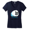 ewe crazy Women's V-Neck T-Shirt