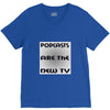 podcasts are the new tv V-Neck Tee