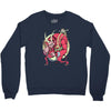 krampus (blood red) Crewneck Sweatshirt