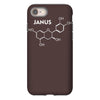 janus molecule funny retro tv utopia fashion science series iPhone 8
