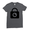 padlock eye Ladies Fitted T-Shirt