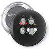halloween hedgehogs Pin-back button
