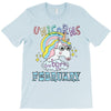 unicorns are born in february cute unicorn T-Shirt