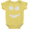 evil scary pumpkin face Baby Onesie