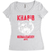 khabib nurmagomedov bear strong Women's Triblend Scoop T-shirt