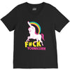 gay pride f#ck younicorn funny rude unicorn V-Neck Tee