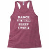 dance all night Racerback Tank