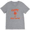 halloween happy hallowine V-Neck Tee