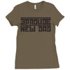 proud new dad Ladies Fitted T-Shirt