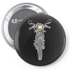 biker Pin-back button