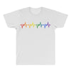LGBT Heartbeat All Over Men's T-shirt