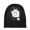 mud splatter smiley face smile forrest gump movie Baby Beanies