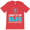 light it up blue autism awareness T-Shirt