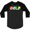 golf 3d 3/4 Sleeve Shirt