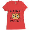 funny cat Ladies Fitted T-Shirt