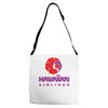 stylish retro hawaiian airlines Adjustable Strap Totes
