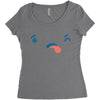 i don't like Women's Triblend Scoop T-shirt