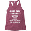 Super June Girl Racerback Tank