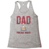 dad pancake maker Racerback Tank