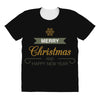 snow merry christmas All Over Women's T-shirt